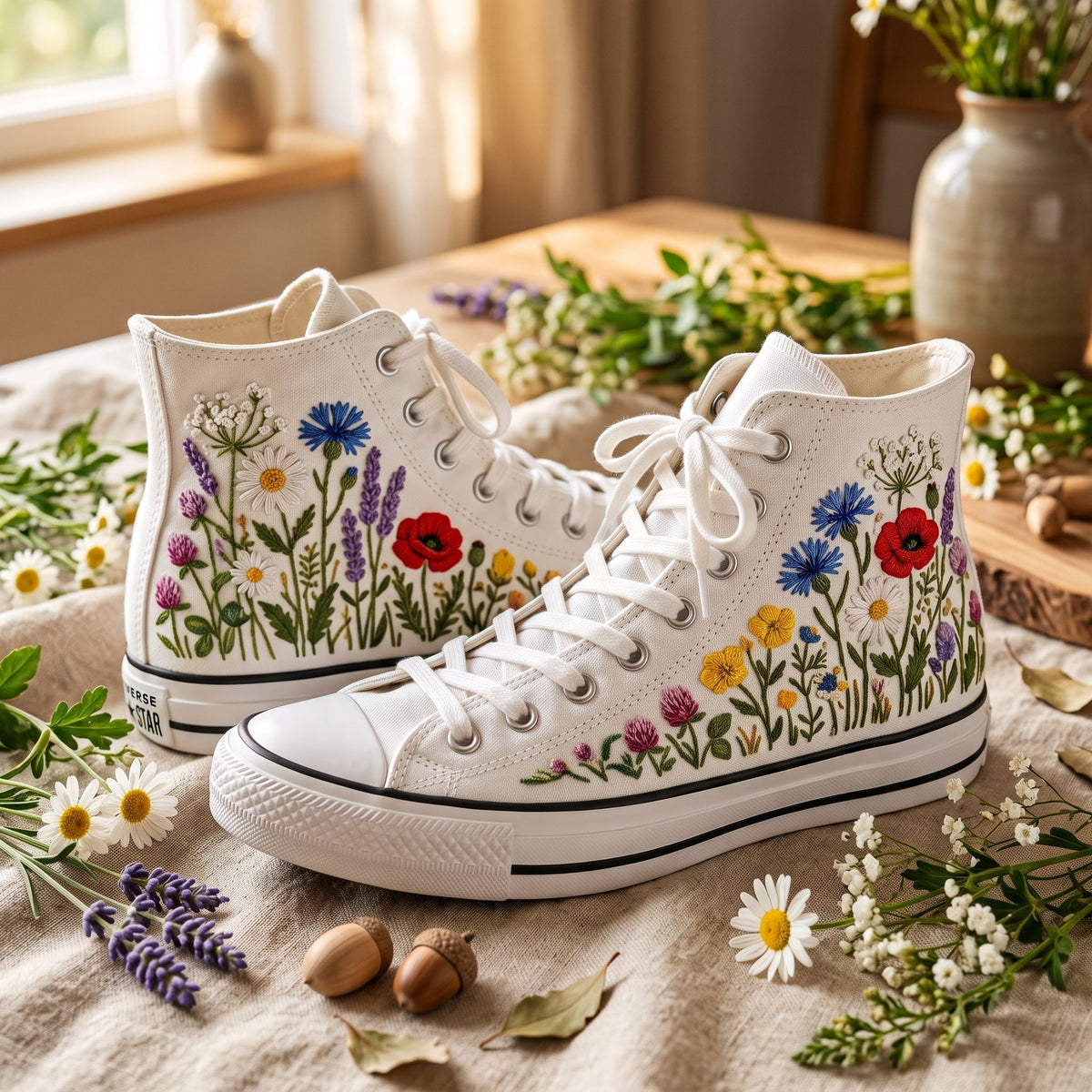 Wildblumenschuhe