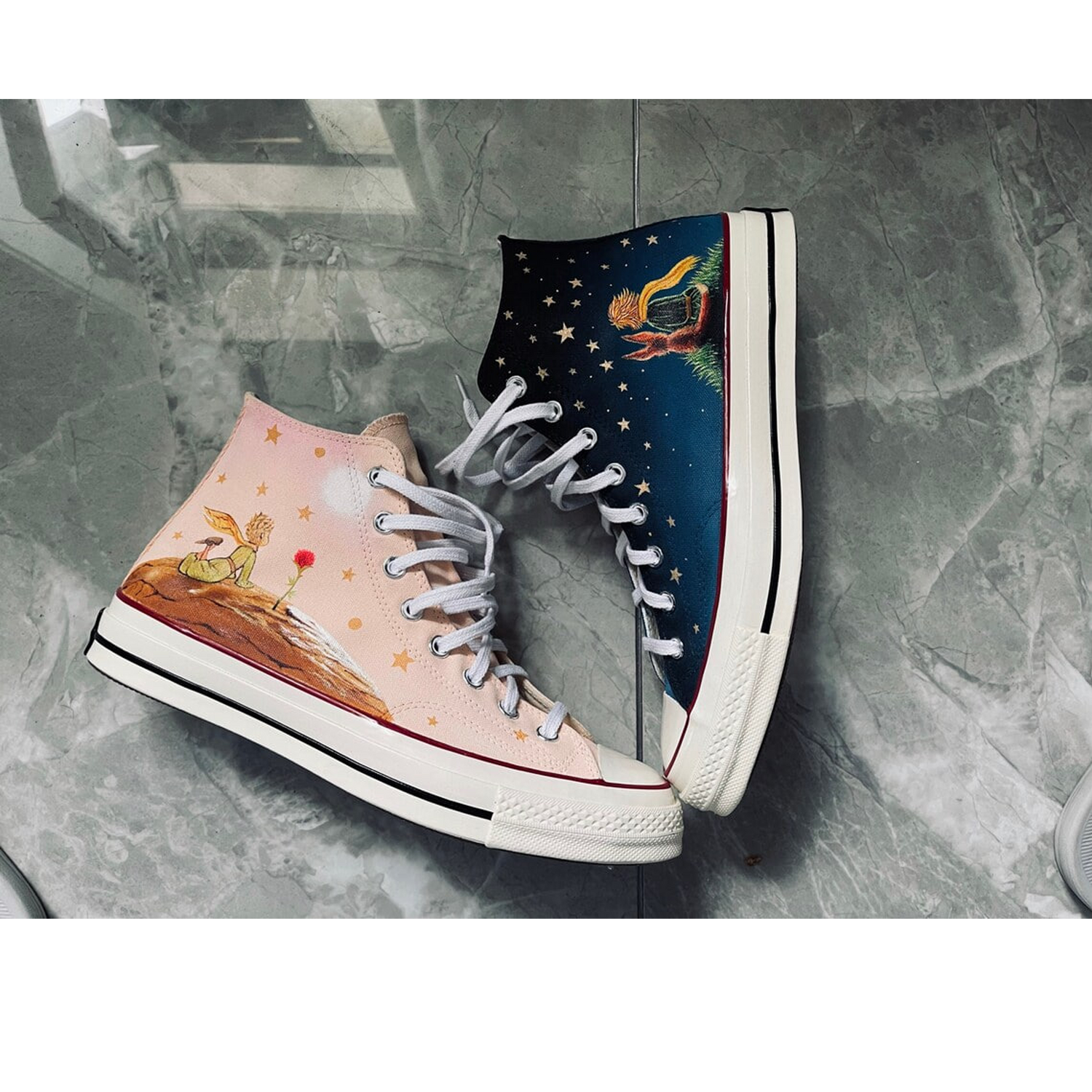 High-Top Canvas Shoes