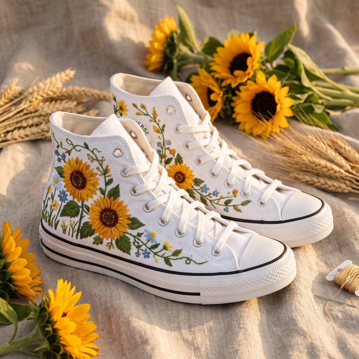 Sonnenblumenschuhe